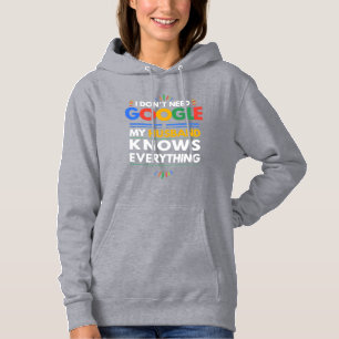 Camiseta Eu não preciso do Google Meu Marido sabe tudo