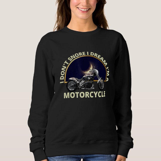 Camiseta Eu Não Riso Eu Sonho Um Dia de os pais De Moto (Frente)