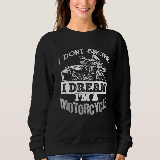 Camiseta Eu não ronco eu sonho com a moto Ima (Frente)