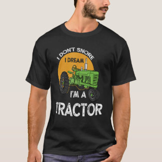 Camiseta Eu não ronco, eu sonho, eu sou um Trator Farmer_12
