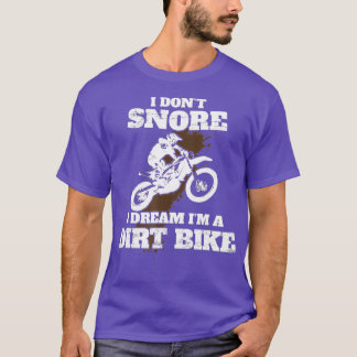 Camiseta Eu não ronco eu sonho eu sou uma moto moto moto mo