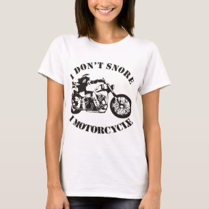 Camiseta Eu não ronco na moto ##USAPatriotGraphics