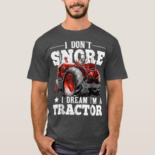 Camiseta Eu não ronco sonho eu sou um Trator Farmer