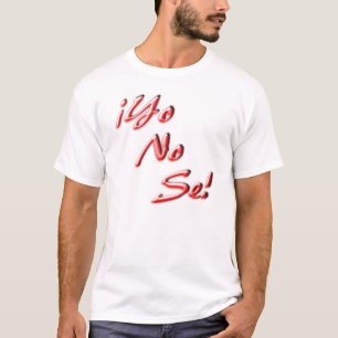 Camiseta Eu Não Sei