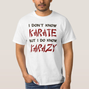 Camiseta Eu não sei o karaté mas eu sei louco