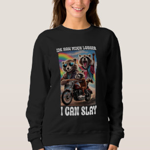 Camiseta Eu Não Sei Quanto Tempo Eu Posso Escrever Raccoon