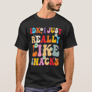 Camiseta Eu não sei que eu gosto muito de lanches Retro Tod