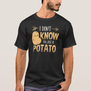 Camiseta Eu não sei que sou apenas um tatê de batata-vegeta