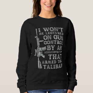 Camiseta Eu não serei ensinado no controle de armas por uma