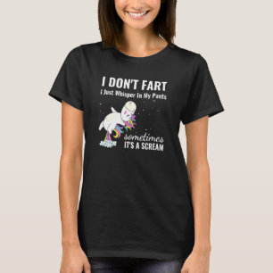 Camiseta Eu não sinto que eu apenas sussurro nas minhas cal