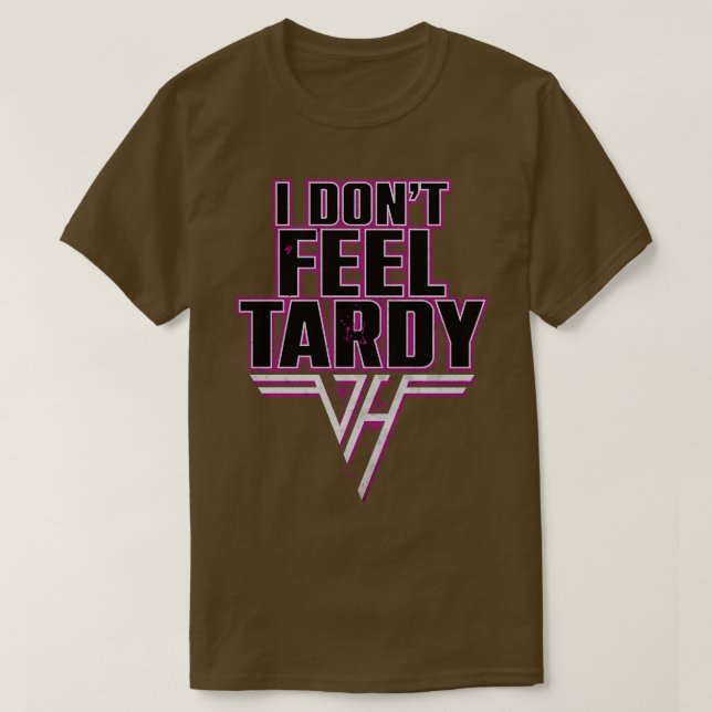 Camiseta Eu não sinto uma citação tardia (Frente do Design)