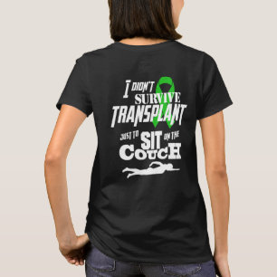 Camiseta Eu não sobrevivi ao transplante só para... Natação
