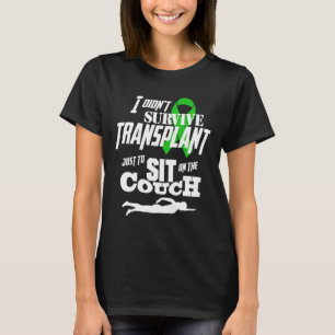 Camiseta Eu não sobrevivi ao transplante só para... Natação