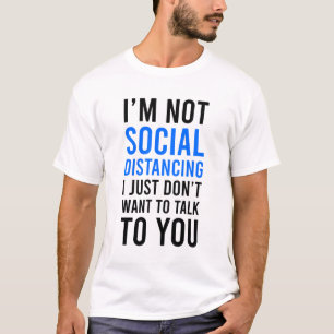 Camiseta Eu não sou a Distância Social