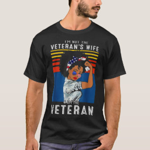 Camiseta Eu não sou a esposa do Veterano Eu sou o Veterano