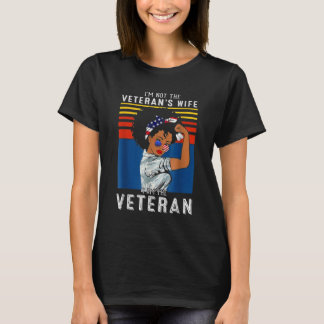 Camiseta Eu não sou a esposa do Veterano Eu sou o Veterano