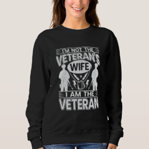 Camiseta Eu não sou a esposa do Veterano Eu sou o Veterano