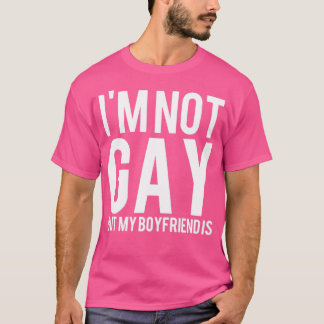 Camiseta Eu não sou a Gay Bu a minha Namorado LGBT