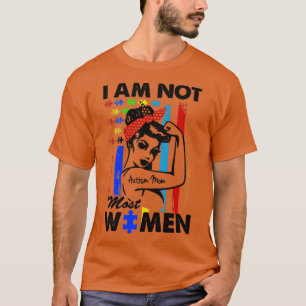 Camiseta Eu Não Sou A Maioria Das Mulheres Autismo Mãe