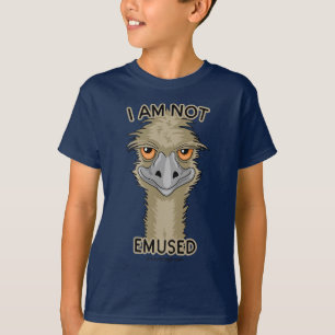 Camiseta Eu não sou animal da chalaça do Emu de Emused