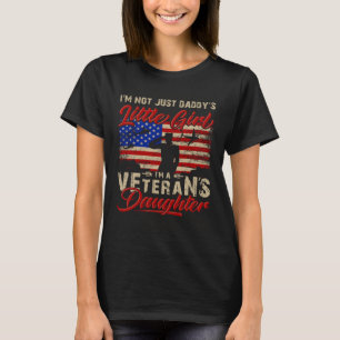 Camiseta Eu não sou apenas uma Pai Menina Eu sou um Veteran