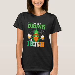 Camiseta Eu Não Sou Bebado Eu Sou Gnomo Irlandês Beer Gre