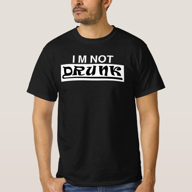 Camiseta Eu Não Sou Bebado Eu Tenho MS Funny Multiple T Shi (Frente)