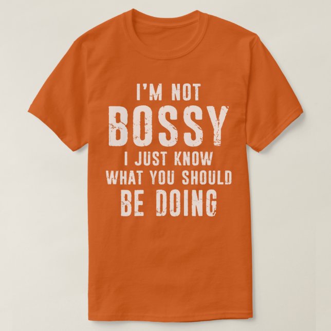 Camiseta Eu Não Sou Chefe Engraçado Do Supervisor Dis (Frente do Design)