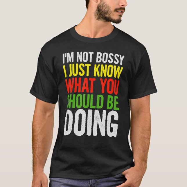 Camiseta Eu não sou chefe. Eu só sei citar frases sobre ele (Frente)