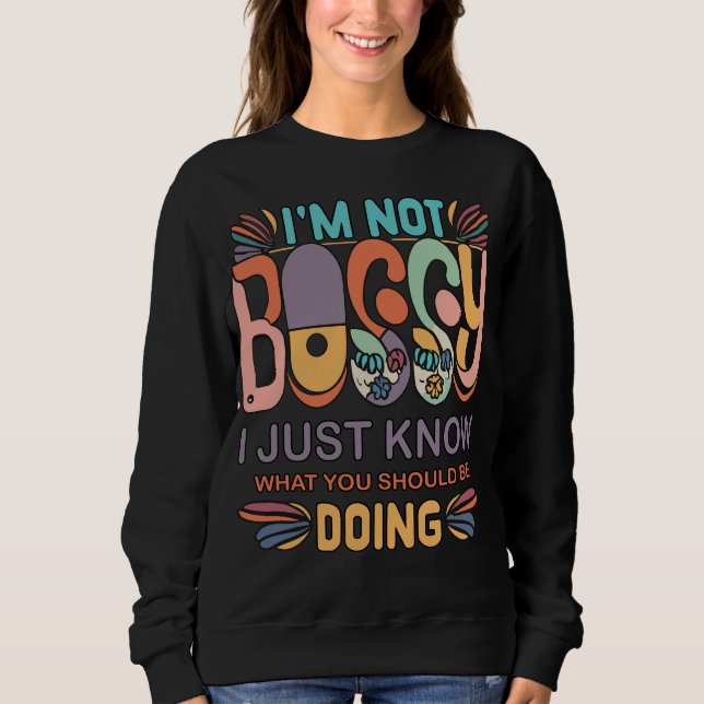 Camiseta Eu não sou chefe. Eu só sei o que você deveria est (Frente)