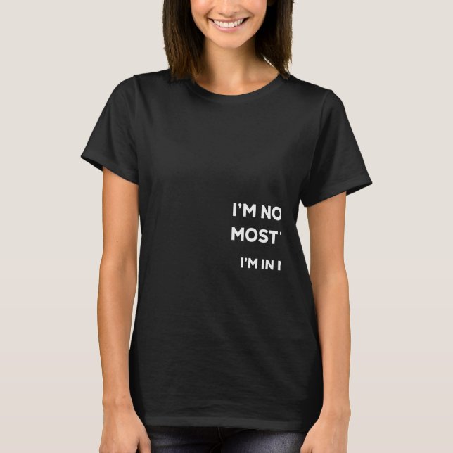 Camiseta Eu não sou como a maioria dos adolescentes dos meu (Frente)