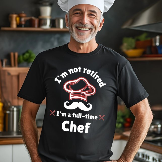 Camiseta Eu não sou Design de Chef Reformado (Criador carregado)
