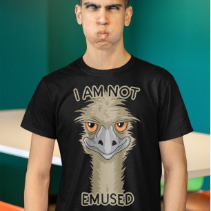 Camiseta Eu Não Sou Emudado Emu Pun