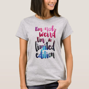 Camiseta "Eu não sou estranho mim sou T das citações de