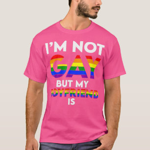 Camiseta Eu Não Sou Gay, Mas Meu Namorado É Engraçado Casal