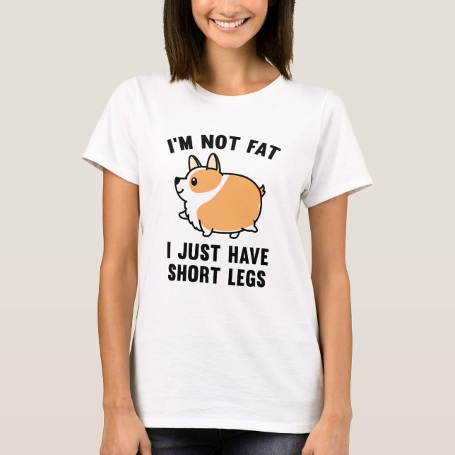Camiseta Eu não sou gordo (Frente)