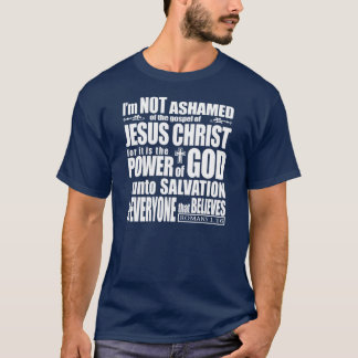Camiseta Eu não sou humilhado do evangelho do Jesus Cristo,