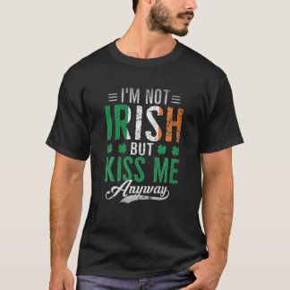 Camiseta Eu não sou irlandês, mas beije-me de qualquer form