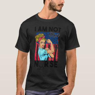 Camiseta Eu Não Sou Mais Enfermeira Esetoscópio De Bandeira