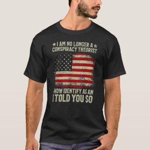 Camiseta Eu Não Sou Mais Uma Bandeira Teórica Americana Da 