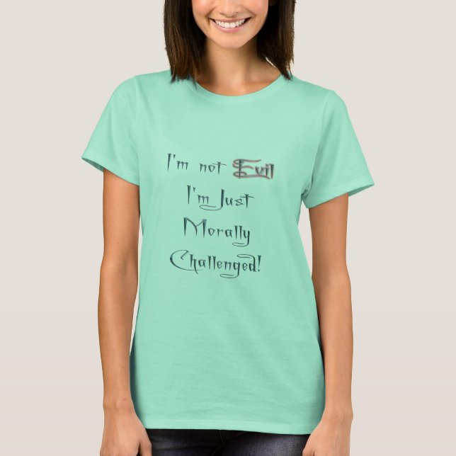 Camiseta Eu não sou mau (Frente)