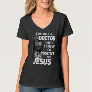 Camiseta Eu não sou médico, mas sei que sou positivo por Je