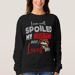 Camiseta Eu não sou mimado. Meu marido só me ama.