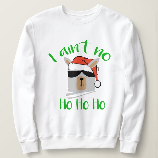 Camiseta Eu não sou nenhum Ho Ho Ho Engraçados Papais noeis (Frente do Design)