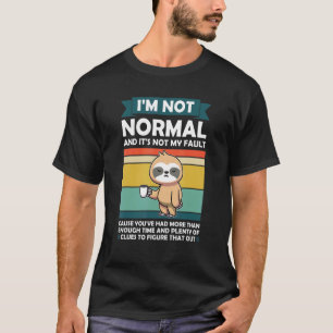 Camiseta Eu não sou normal e não é meu animal maltratado
