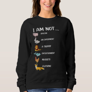 Camiseta Eu Não Sou O Coelho De Porco Lion Golfinho Galinha