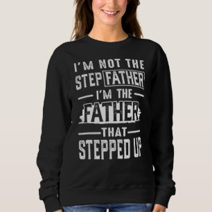 Camiseta Eu não sou o padrasto que sou o pai que pisou
