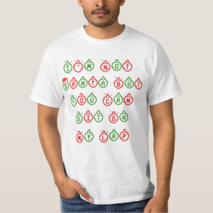 Camiseta Eu não sou papai noel mas você pode sentar-se em