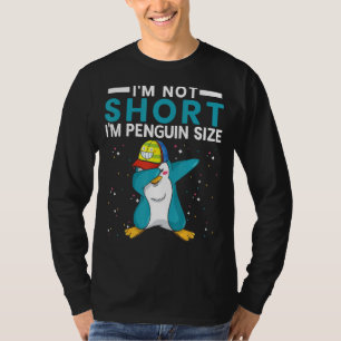 Camiseta Eu não sou pequeno, sou pinguim tamanho anima ping
