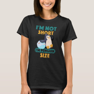 Camiseta Eu não sou pequeno, sou pinguim tamanho bonito e f